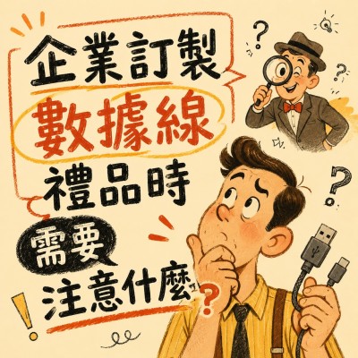 台灣企業禮品訂製 - 企業客製數據線禮品時需要注意什麼