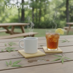環保竹製杯墊