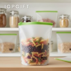 可重複使用圓筒食品儲存袋