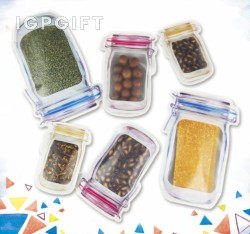 磨砂透明自封食品袋