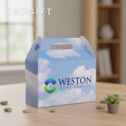 房屋形狀禮品盒 - 全彩印刷