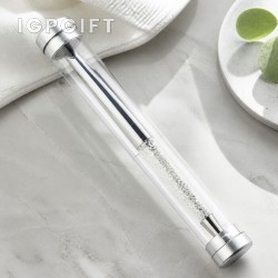 壓加力透明圓筒筆盒