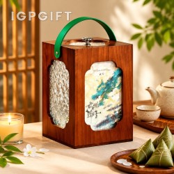 燈影實木禮盒