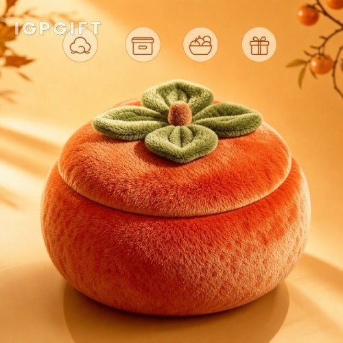 柿柿如意毛絨造型中秋月餅禮盒套裝