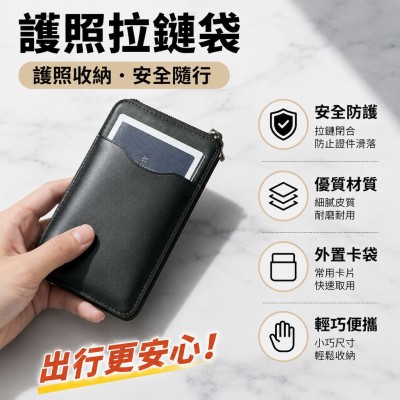 台灣企業禮品訂製 - 護照拉鏈包