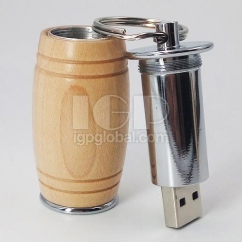 木質酒桶USB