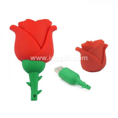 玫瑰花造型USB