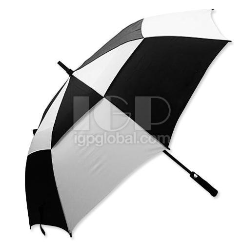 黑白廣告傘